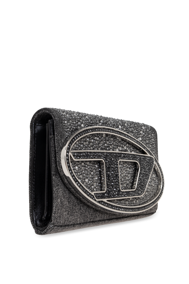 ディーゼル Diesel 1DR Wallet Strap Belt Black Wallet on the '1DR' belt Diesel - Vitkac Canada